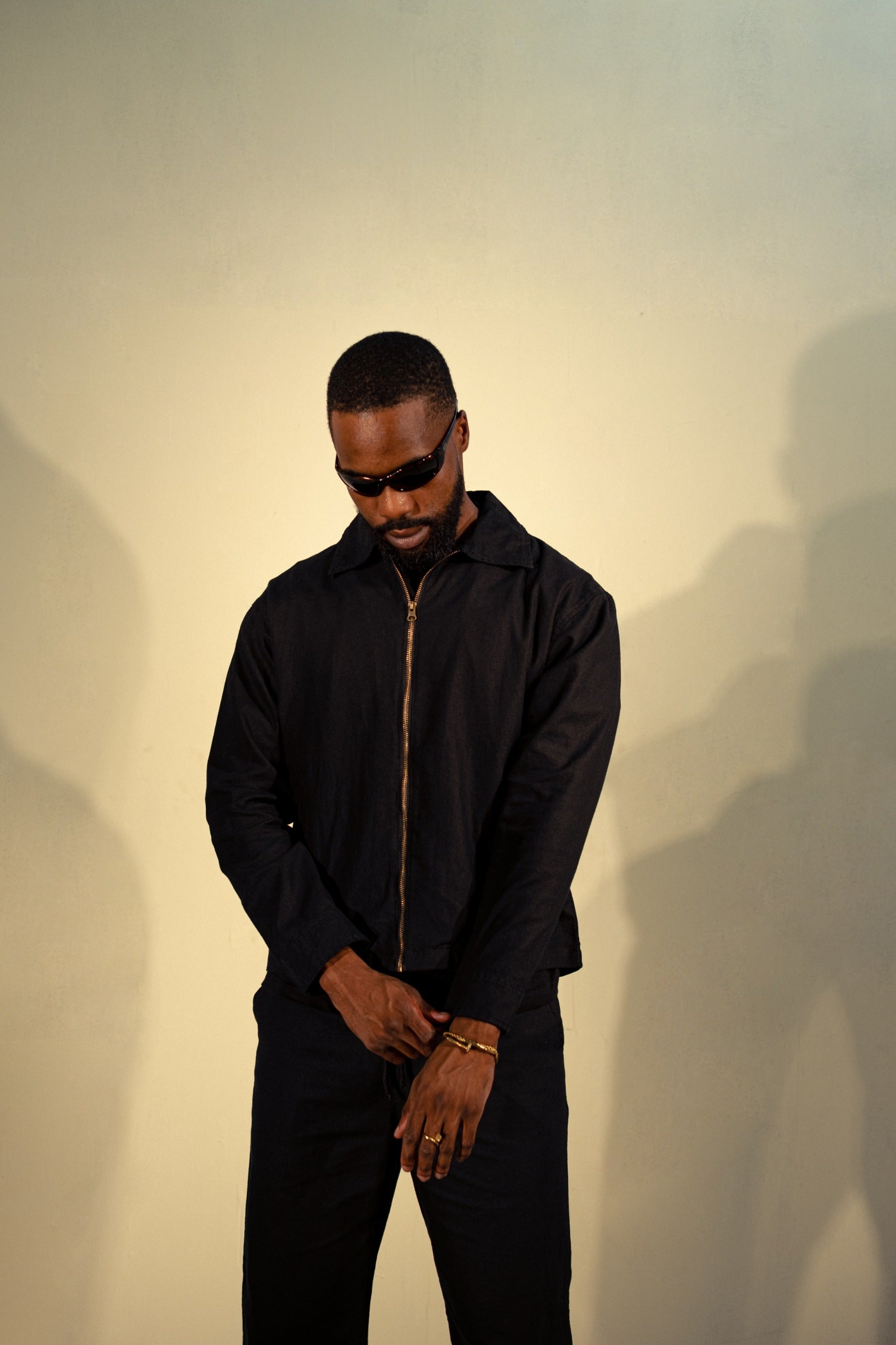 MYKONOS LINEN JACKET - BLACK