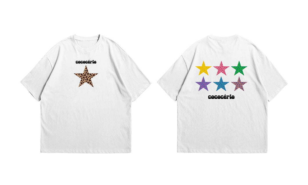 JUNGLE STARS GRAPHIC TEE WHITE