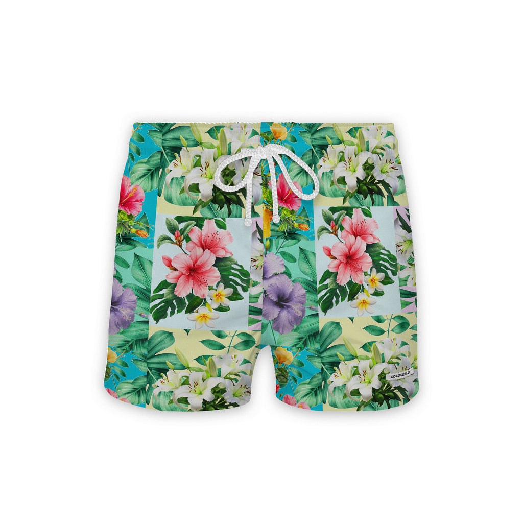 MOSAIC FLORAL SWIMWEAR